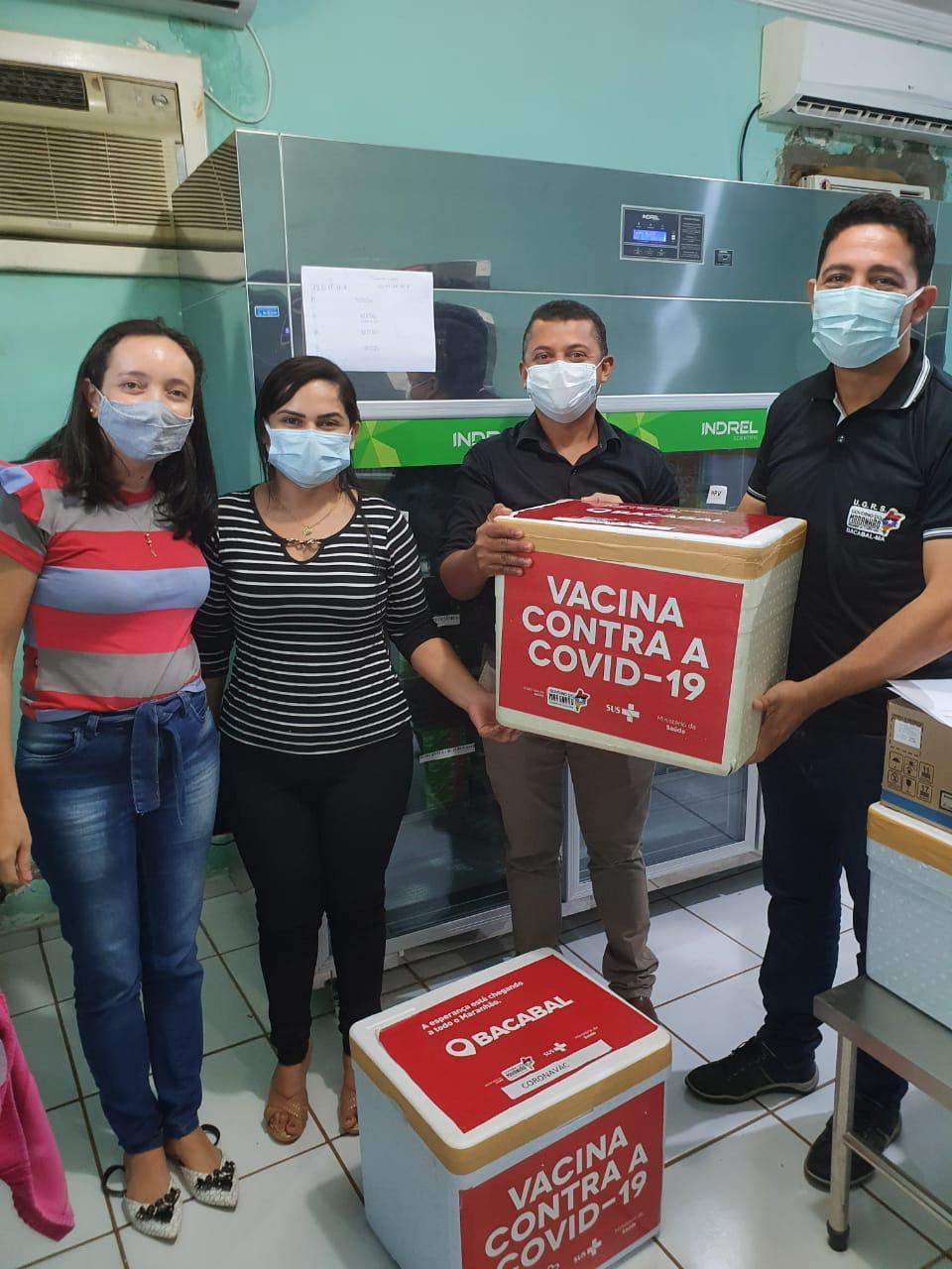 Bacabal recebe o segundo lote de vacinas contra a Covid-19