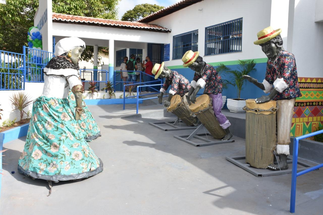 Prefeitura de Bacabal entrega escola do povoado São Sebastião dos Pretos revitalizada e inaugura o Memorial Quilombola da comunidade