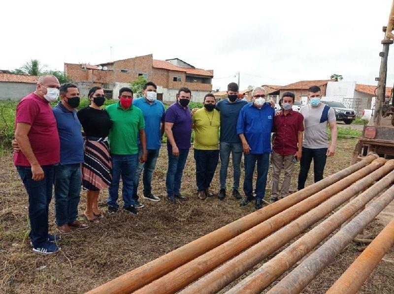 Prefeitura de Bacabal inicia perfuração de poço no Parque São José Operário