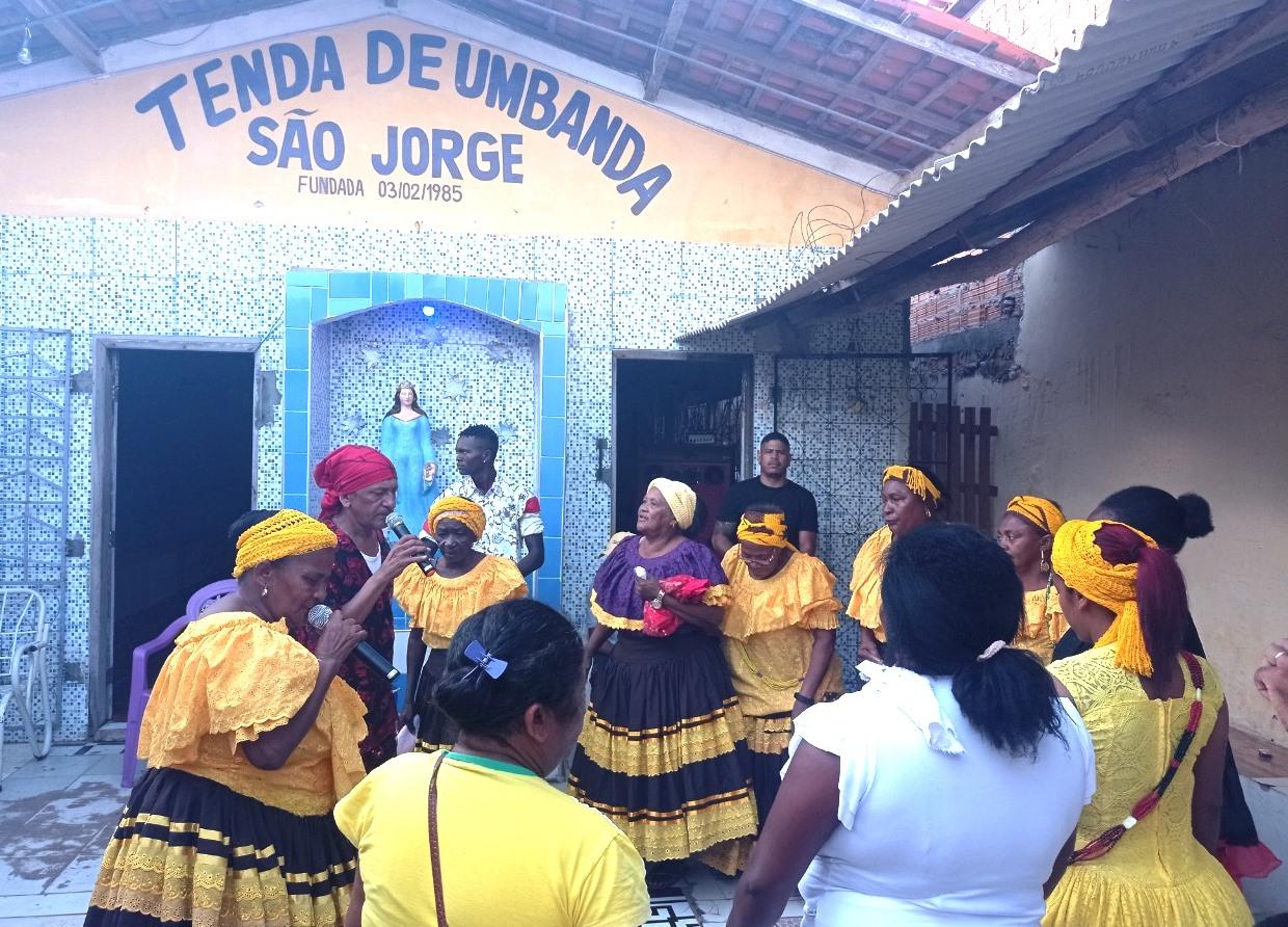 Lei Aldir Blanc | Contrapartida da Tenda São Jorge, resulta em oficina e sessão batida de Umbanda.